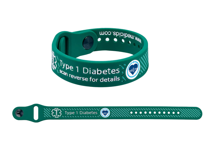 Diabetes Scannable Medical Bracelet