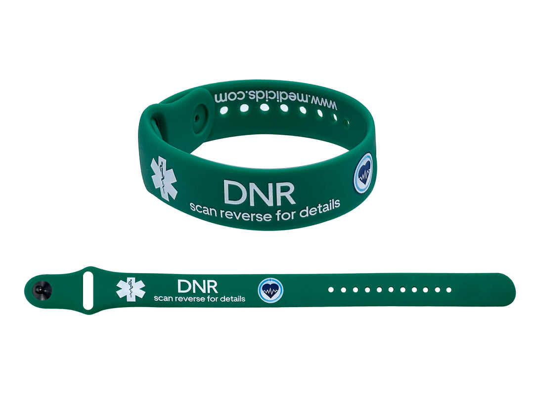 DNR Scannable Medical Bracelet