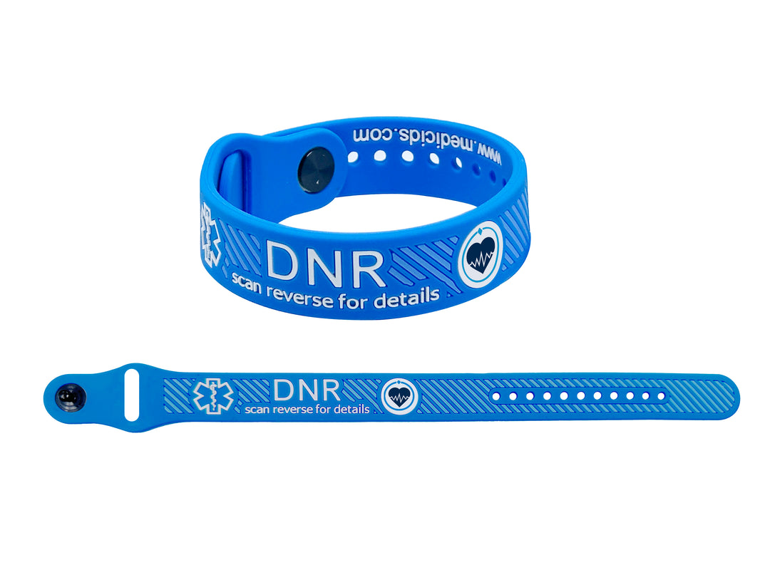 DNR Scannable Medical Bracelet